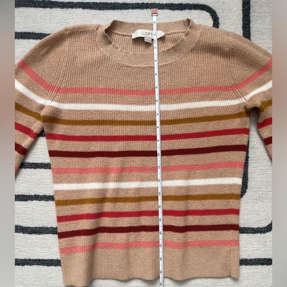 Loft petite horizontal striped sweater - Picture 6 of 11